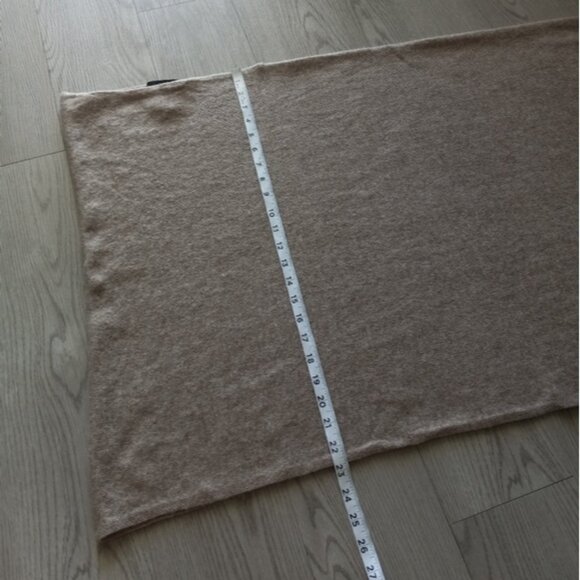 J. Crew Cashmere Wool Poncho In Heather Birch Tan OS Quiet Luxury - Picture 12 of 15